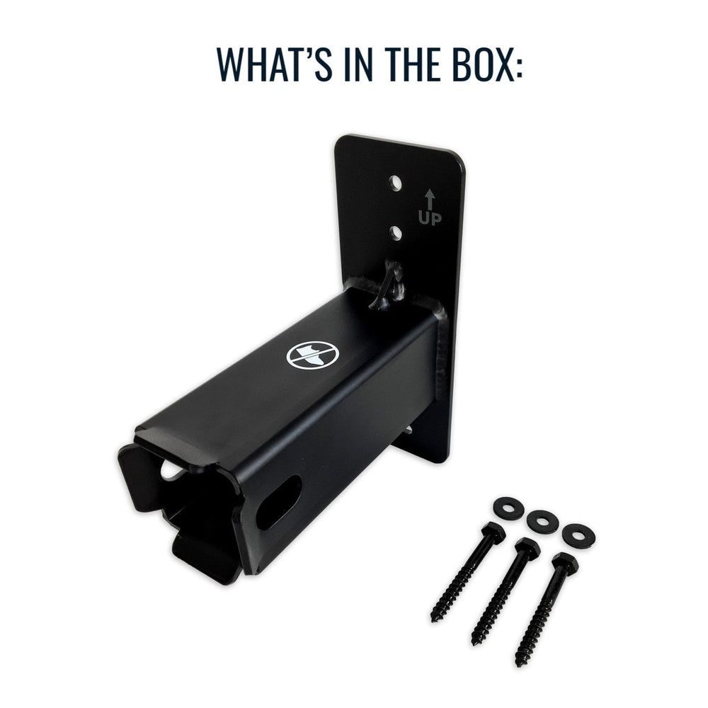 Hitch Wall Mount Rack for Bike and Cargo Storage