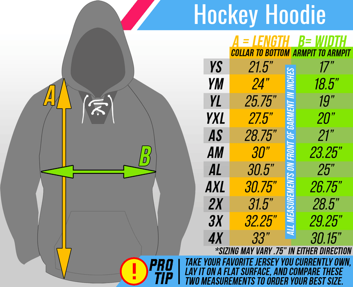 Custom Hockey Hoodie with Personalization Options