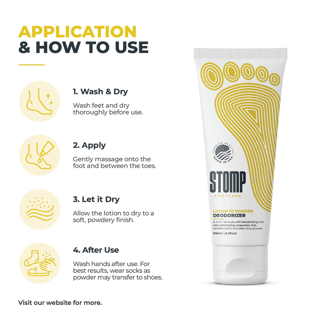 Lotion to Powder Deodorizer