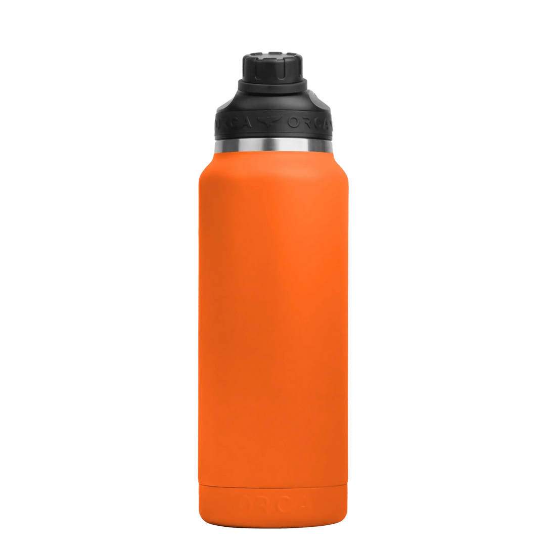 TRAPSKI HYDRA™ 34OZ Water Bottle with Powder Coat Finish & Silicone Grip Whale Tale Handle