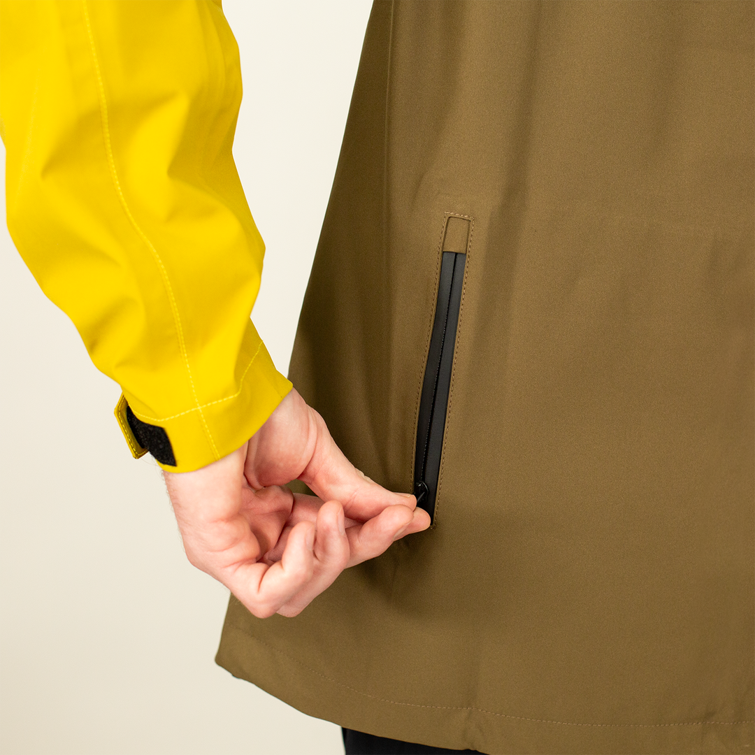 Handup HydroSend Shell - Citrine/Forest Khaki