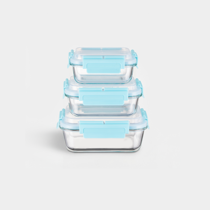 High Top Lid Rectangle Containers