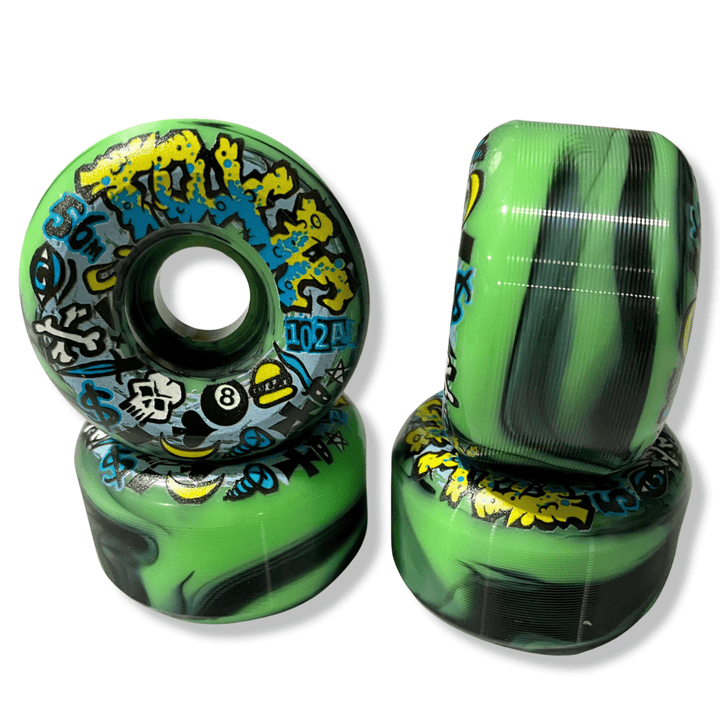 Toxic Team Wheels 56mm 102a | All-Terrain Speed & Grip