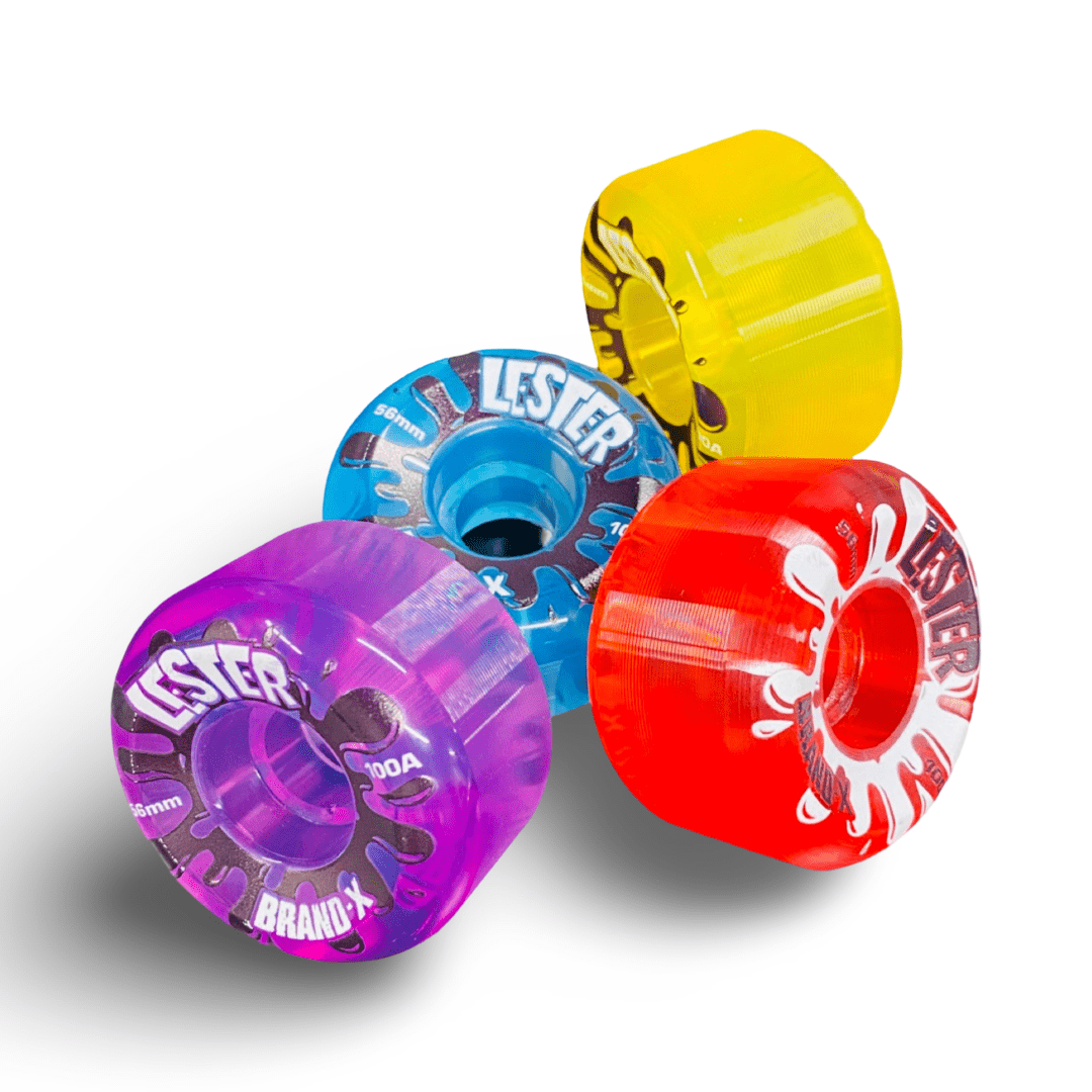 Lester Kasai Transparent Skateboard Wheels 56mm/100a