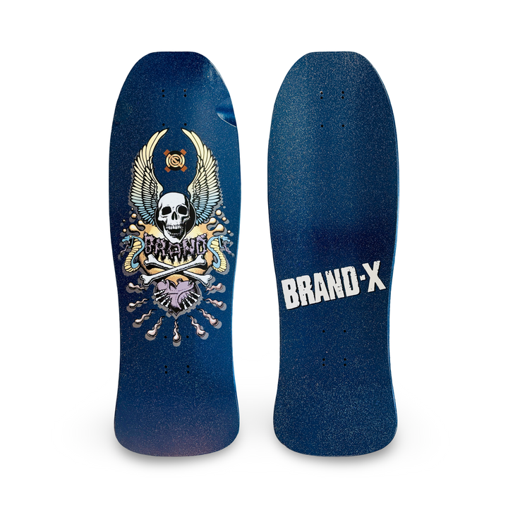 X-Con Limited Edition, HAND-PAINTED with HOLOGRAPHIC FLAKES 10"x30" Deck (1 of 10)