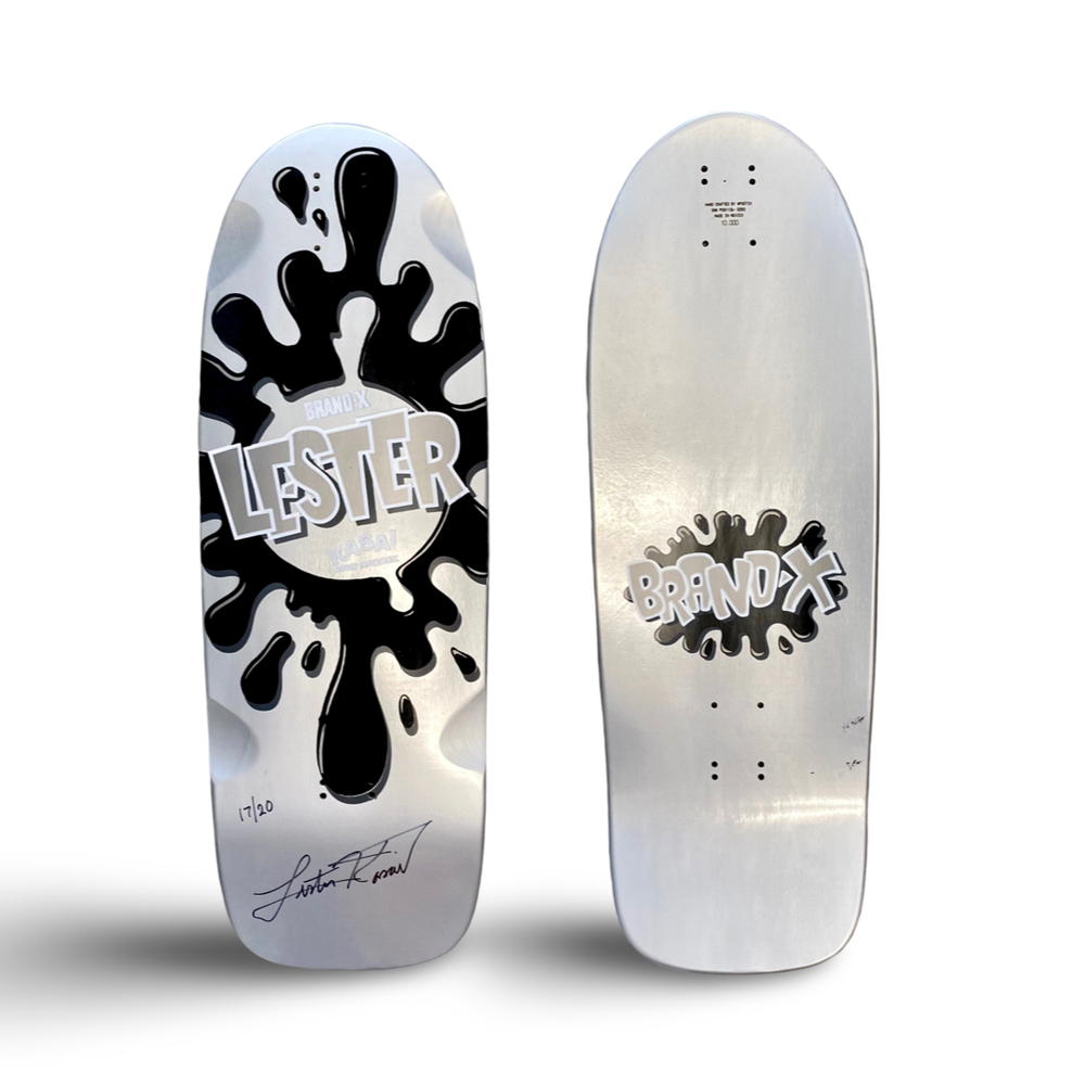 Lester Kasai Hand-Painted Limited Edition Skateboard Deck