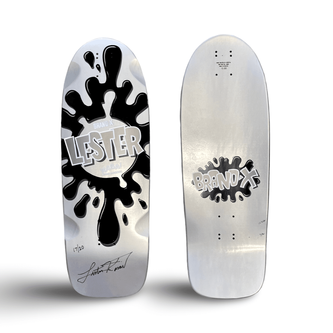 Lester Kasai Hand-Painted Limited Edition Skateboard Deck