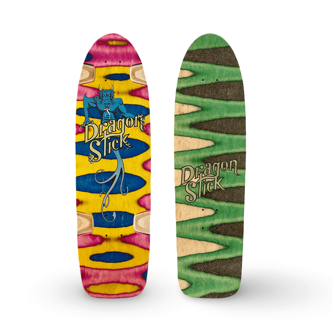 Dragon Stick ONE-OF-A-KIND & HAND-PAINTED CRUISER Deck 8.5”x31” 1 of 1