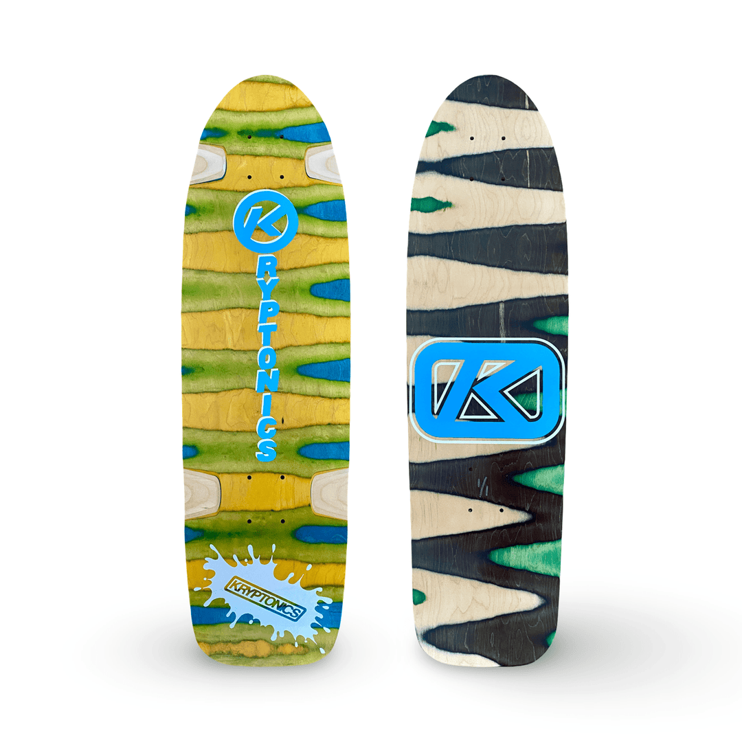 Kryptonics Hand-Painted Cruiser Deck - 8.5”x31”