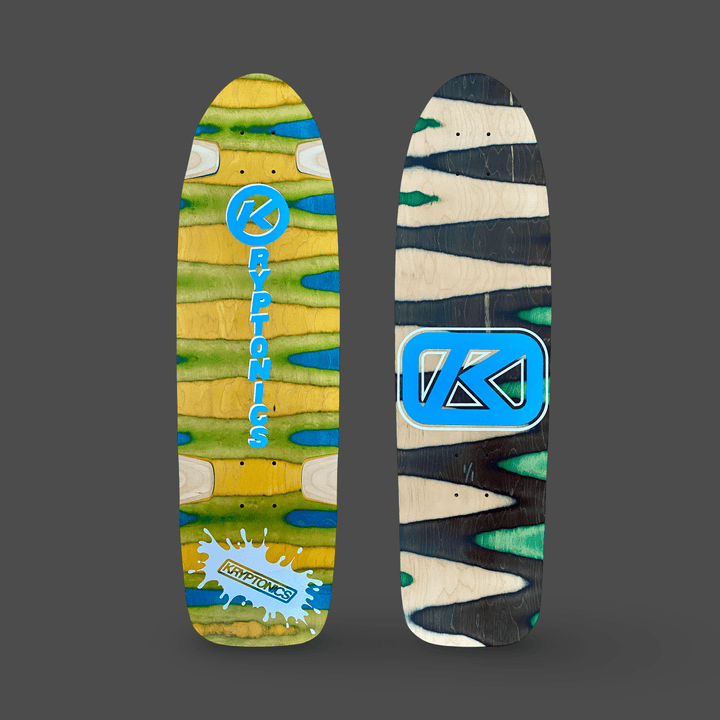 Kryptonics Hand-Painted Cruiser Deck - 8.5”x31”