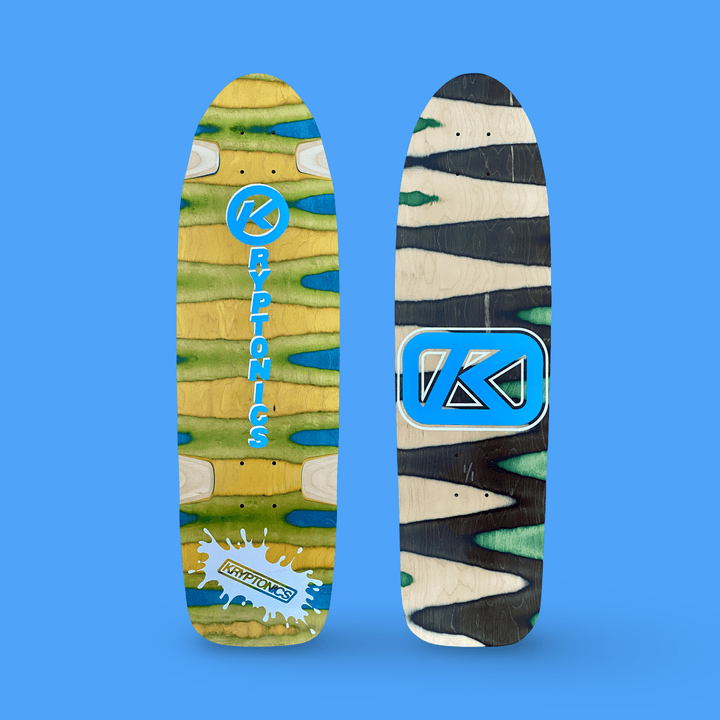 Kryptonics Hand-Painted Cruiser Deck - 8.5”x31”