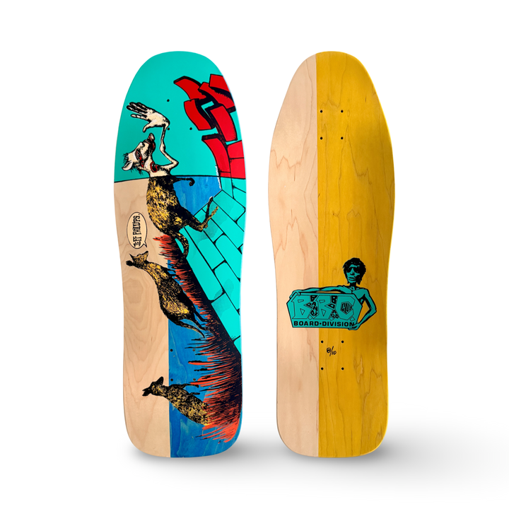 Jeff Phillips Kangaroo Limited Edition BBC Deck, HAND-PAINTED 10"x31" (1 of 10)