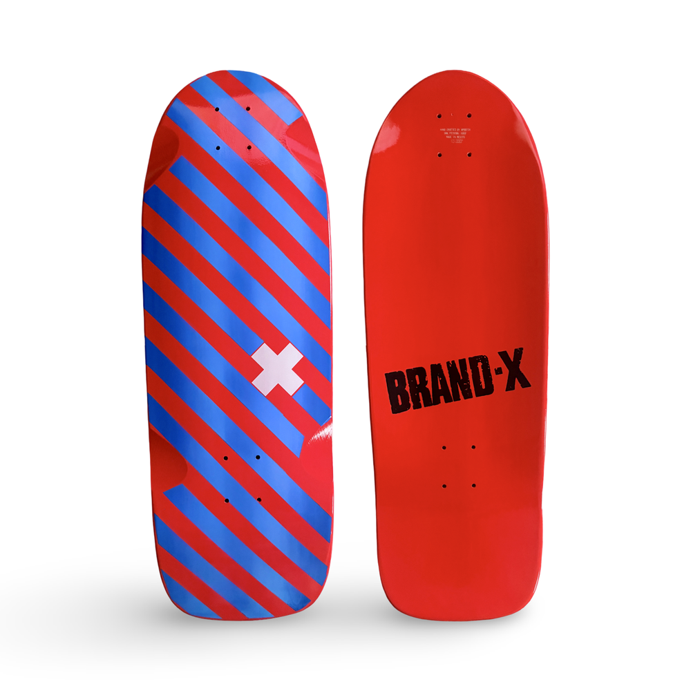 Hand Painted Vertical Hold 10x30 Skateboard Deck