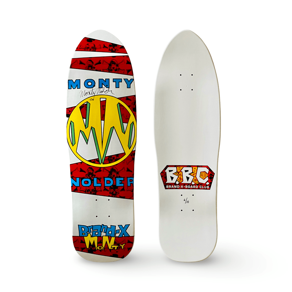 Monty Nolder BBC Limited Edition Deck 9.5"x32" HAND PAINTED 1 of 10 - AUTOGRAPHED