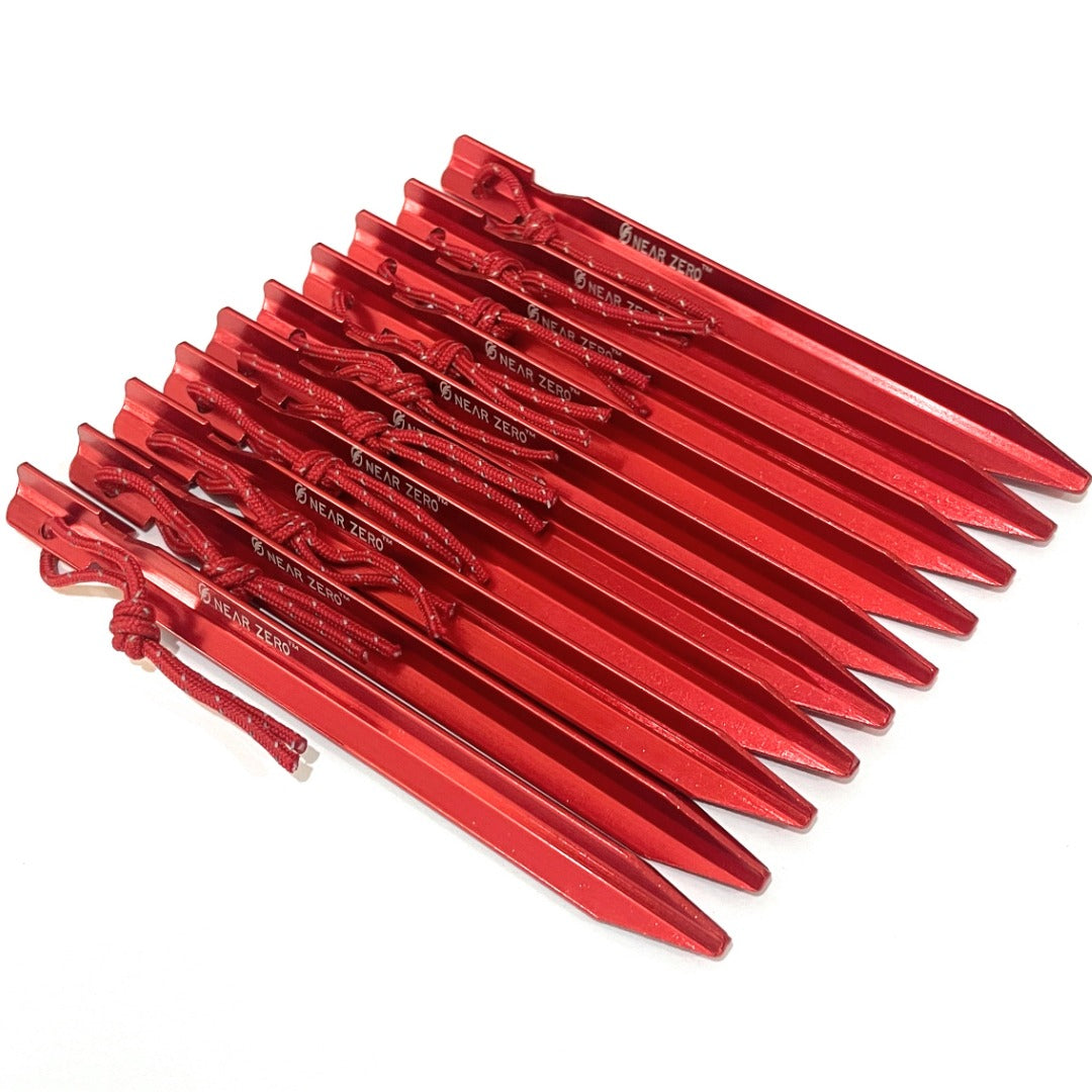 Near Zero Outdoor Gear NZO Y-Pegs Tent Stakes - 10 pack