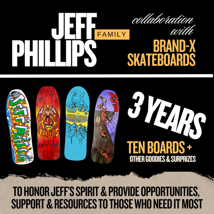 Jeff Phillips Limited Edition Skateboard Deck - Hand-Painted