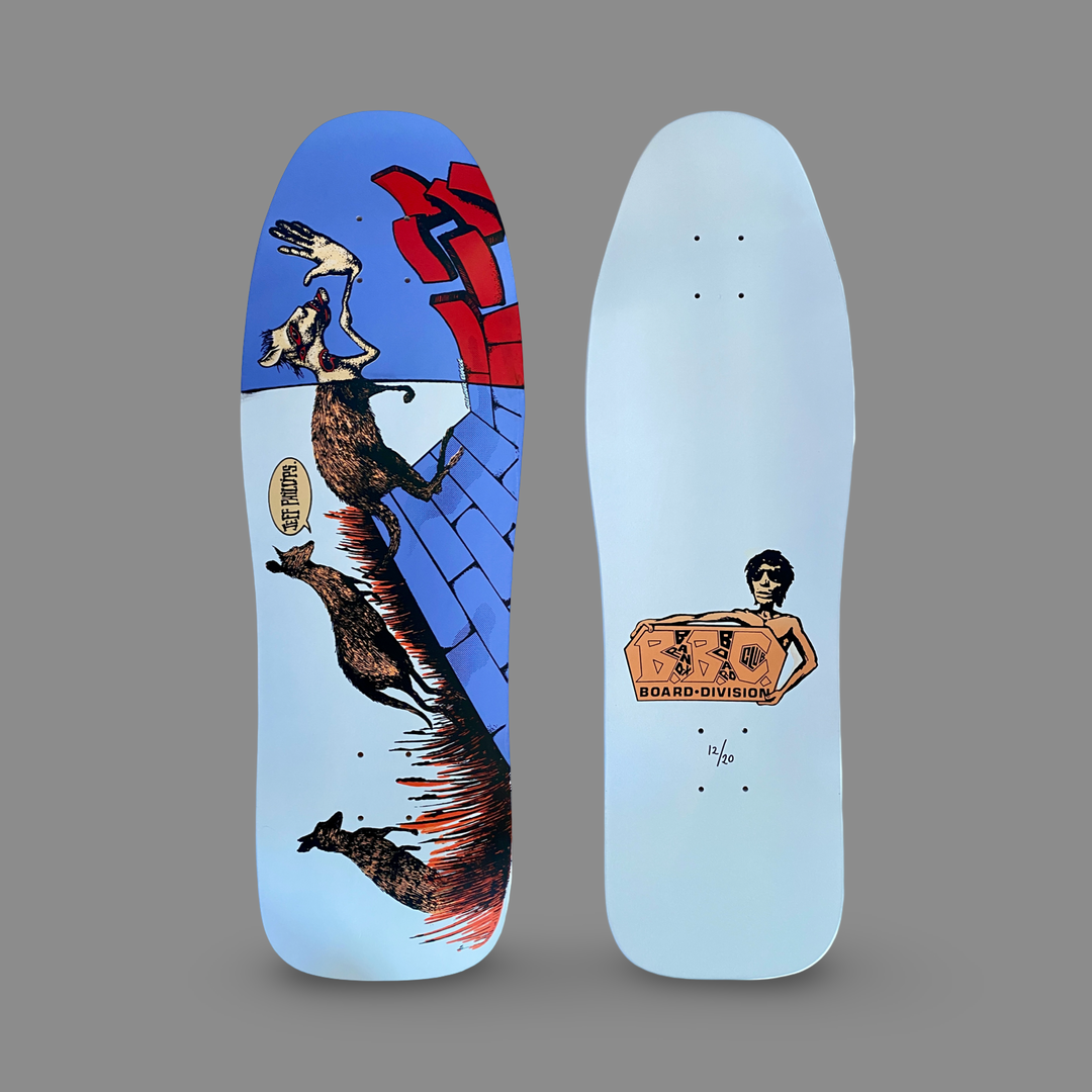 Jeff Phillips Kangaroo Limited Edition BBC Deck, HAND-PAINTED 10"x31" 1 of 20