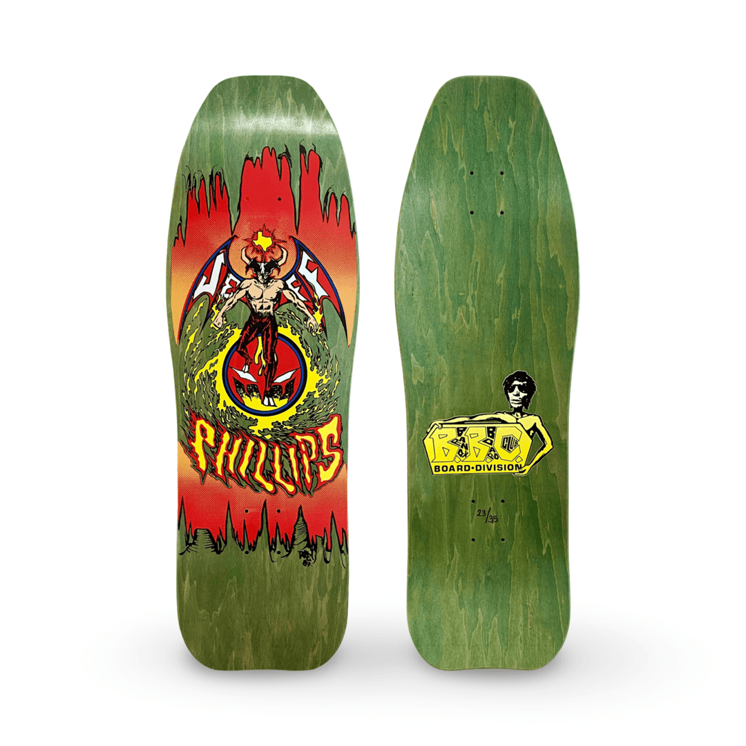 Jeff Phillips DevilMan Limited Edition, HAND PAINTED BBC Deck 1 of 35