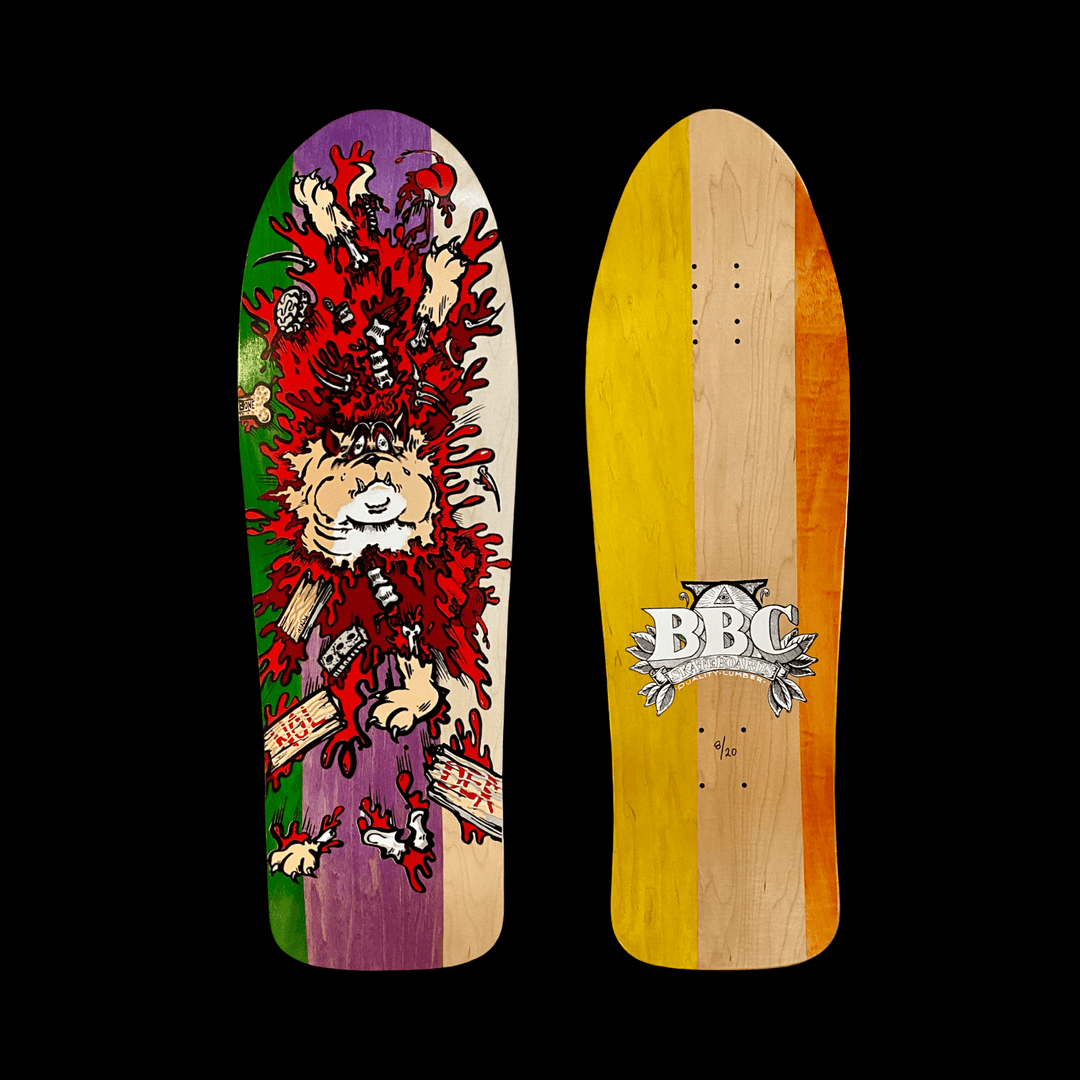 Monty Nolder Exploded Bulldog Limited Deck 10.2"x32"
