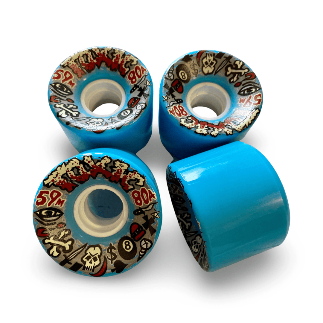 All-Terrain Skate Wheels 59mm/80A by Toxic