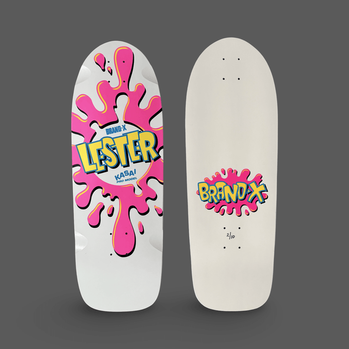 Lester Kasai 10”x30 Deck HAND-PAINTED 1 of 10