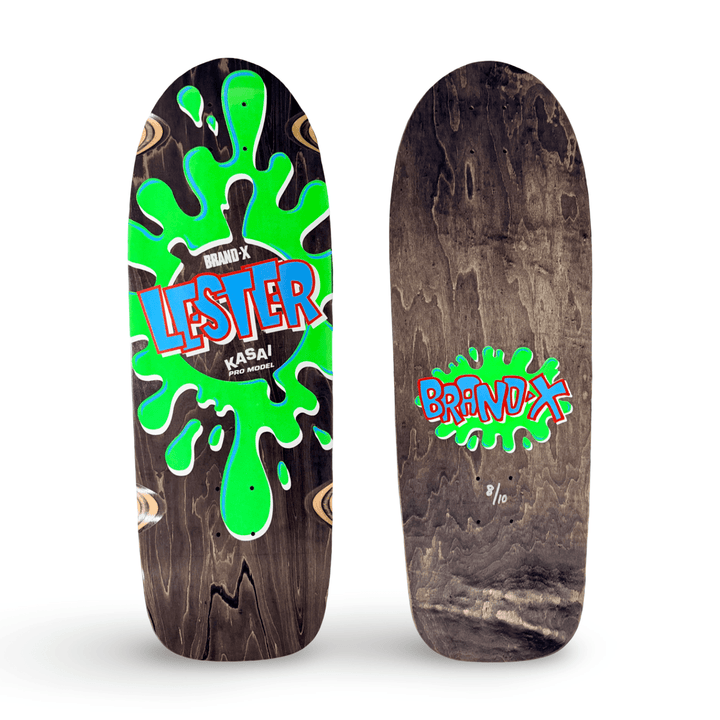 Lester Kasai Hand-Painted Skateboard Deck - Ultra Limited Edition