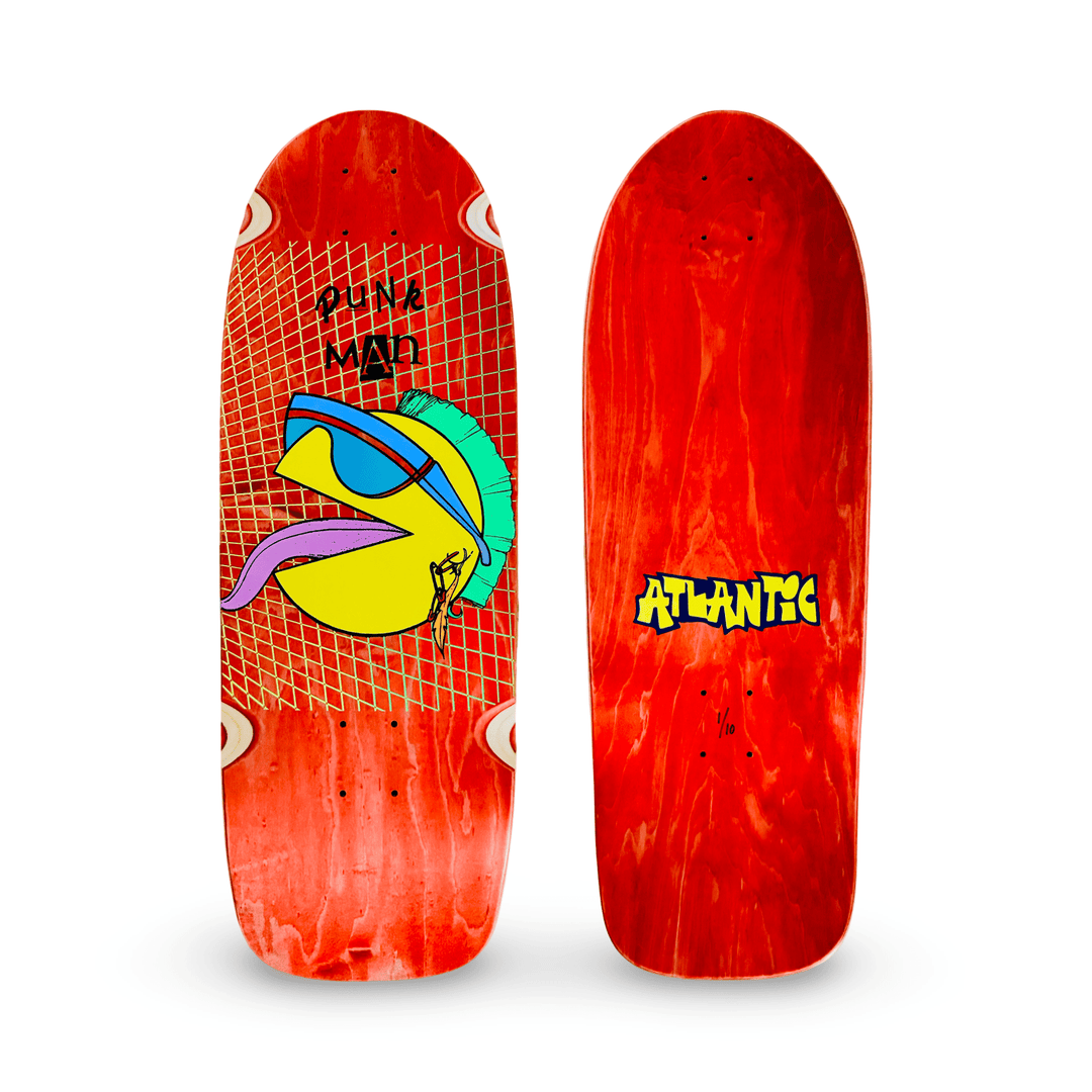 80s Punk Skateboard Deck - Limited Edition Hand-Painted