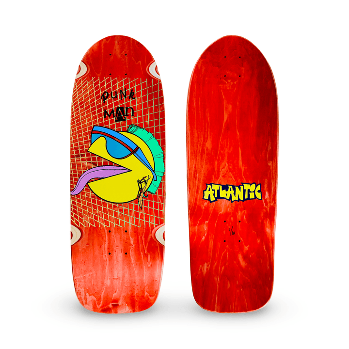 80s Punk Skateboard Deck - Limited Edition Hand-Painted