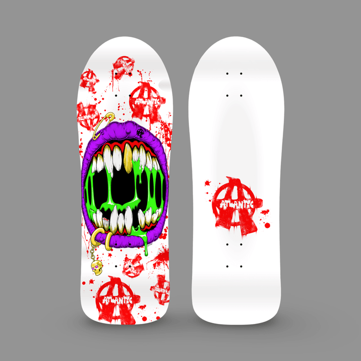 Limited Edition Slime Mouth Skateboard Deck by Brand-X