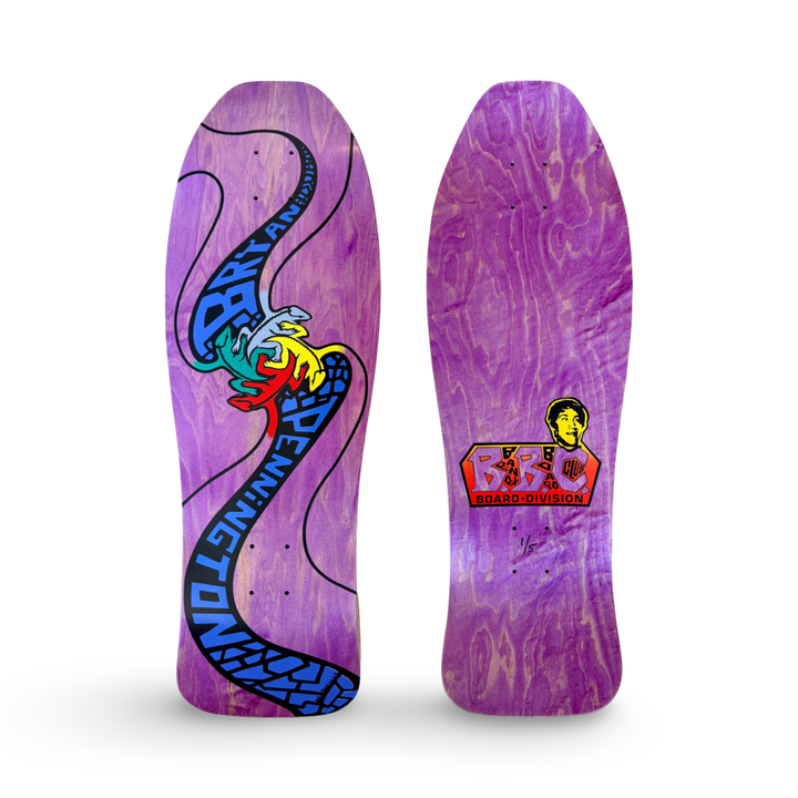BBC Bryan Pennington Escher Lizard Skateboard Deck