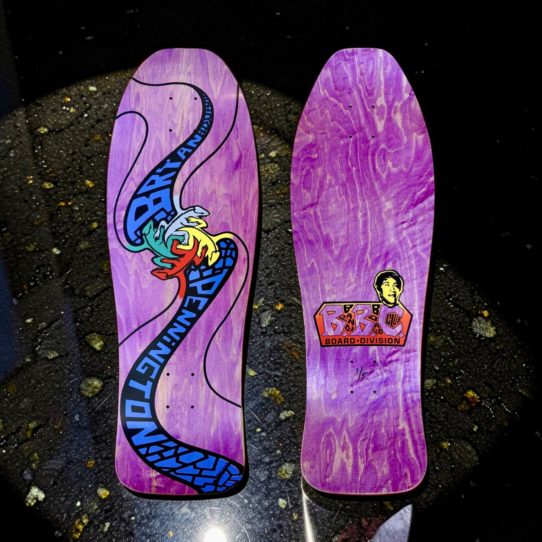 BBC Bryan Pennington Escher Lizard Skateboard Deck
