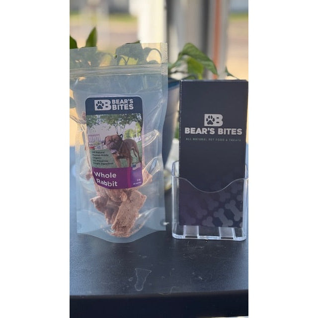 Single ingredient, All natural, Freeze dried Rabbit dog treats