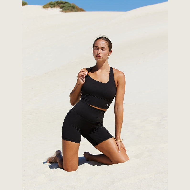 Astoria LUXE BALANCE Sports Crop - Black