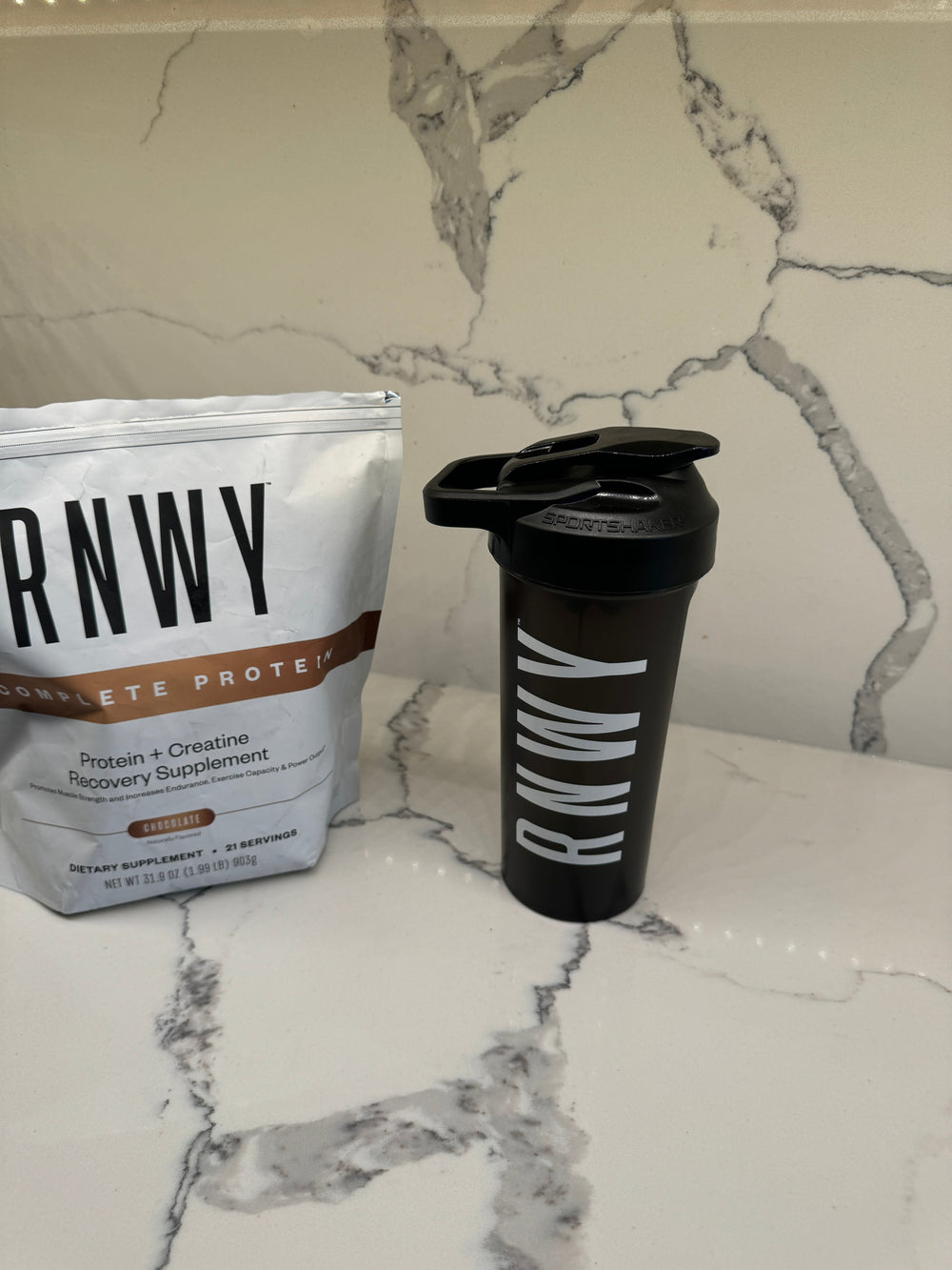 RNWY Shaker Bottle - Durable & Leak-Free Design