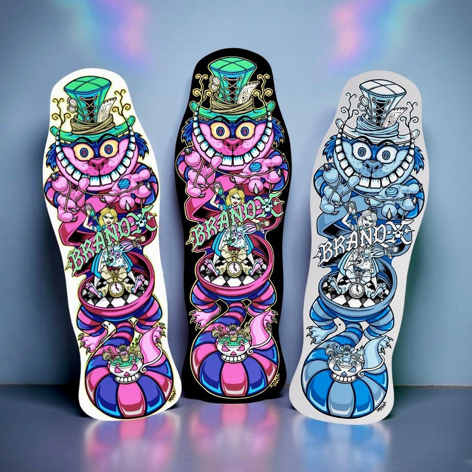Brand-X Skateboards Master Manipulator 10"x30.25" Limited Edition Deck HAND PAINTED PRE-ORDER, DECEMBER