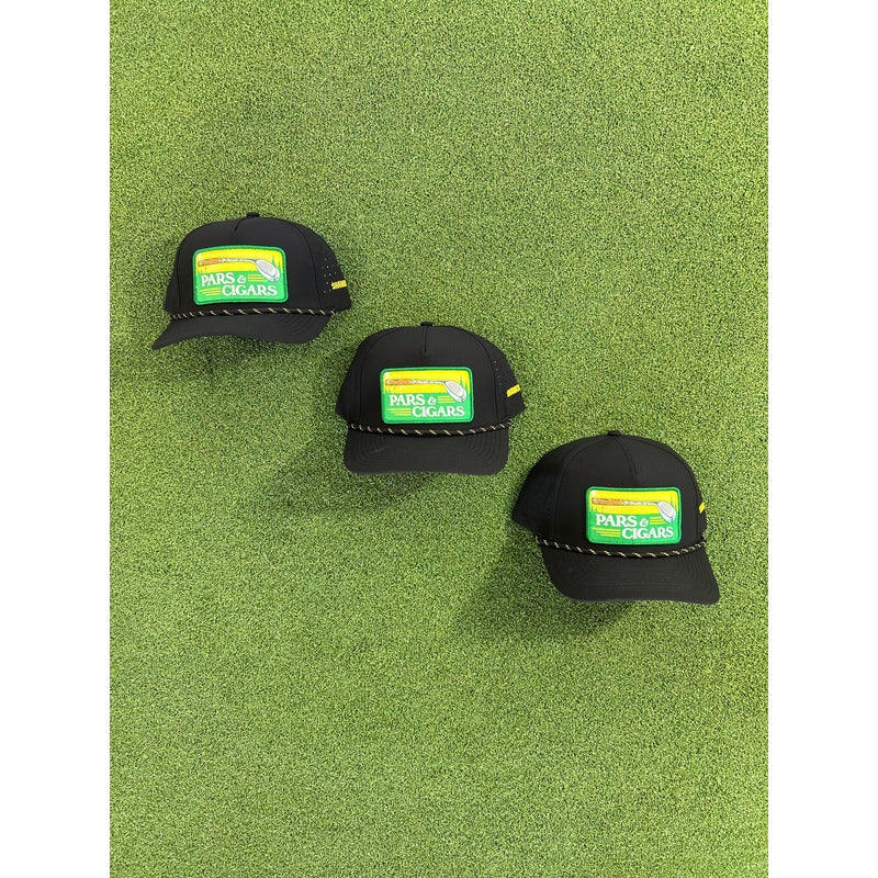 Shank it Golf Pars & Cigars Rope Patch Golf Hat