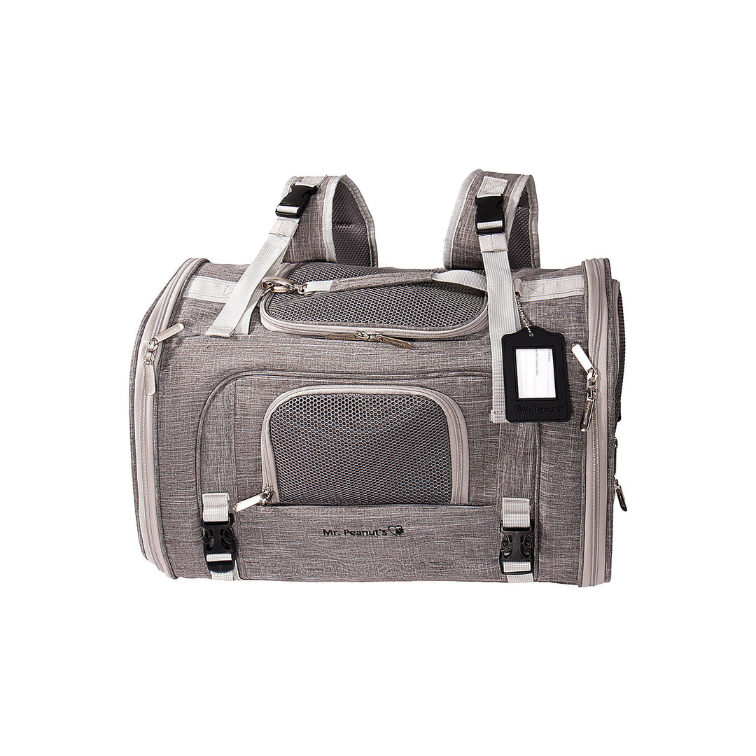 Mr. Peanut's Monterey Series Airline Compliant Horizontal Backpack Pet Carrier