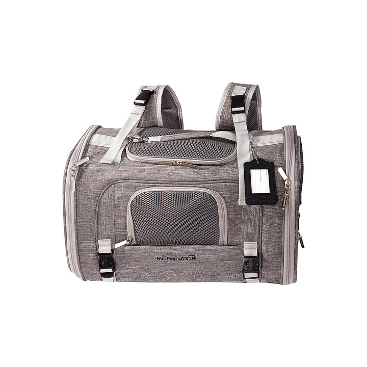 Mr. Peanut's Monterey Series Airline Compliant Horizontal Backpack Pet Carrier