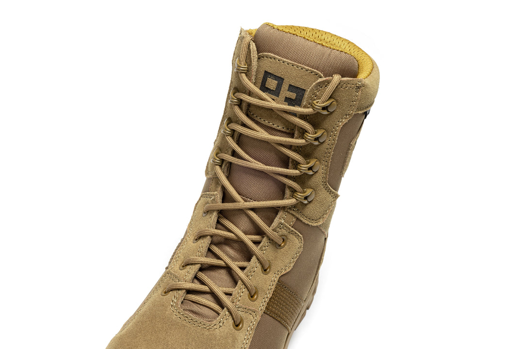 ROCKROOSTER Colmar Coyote 8 inch Suede Leather Waterproof Tactical &amp; Military Boots AB500
