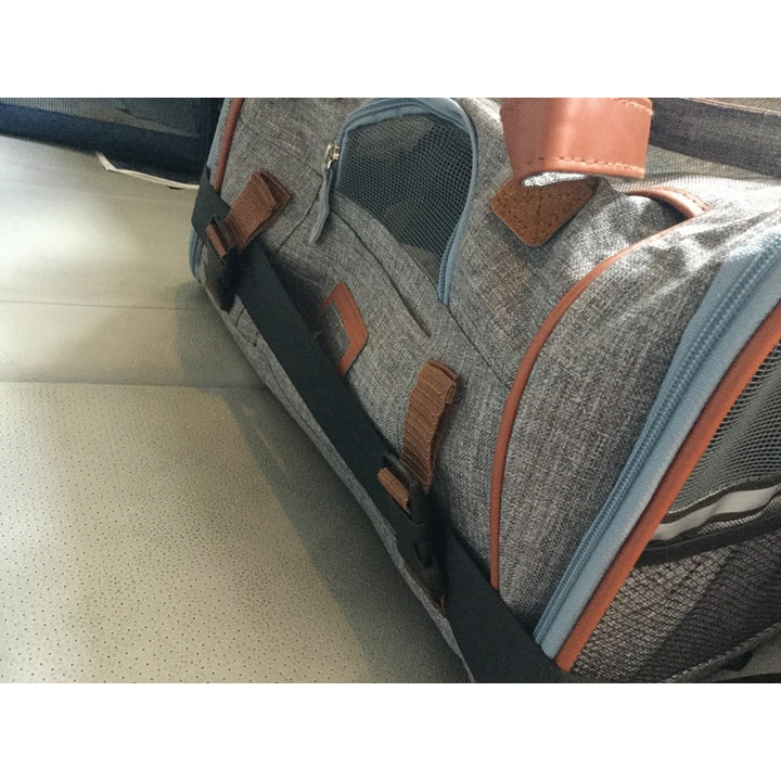 Mr. Peanut's Gold Series Big Apple XL Size Airline Compliant Expandable Pet Carrier