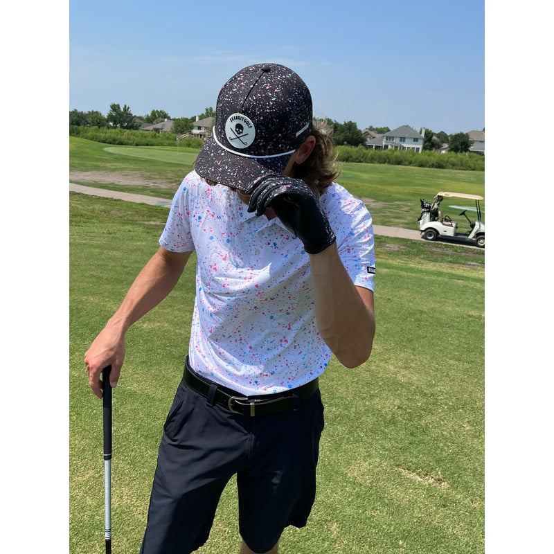 Shank it Golf Paint Splatter Golf Hat