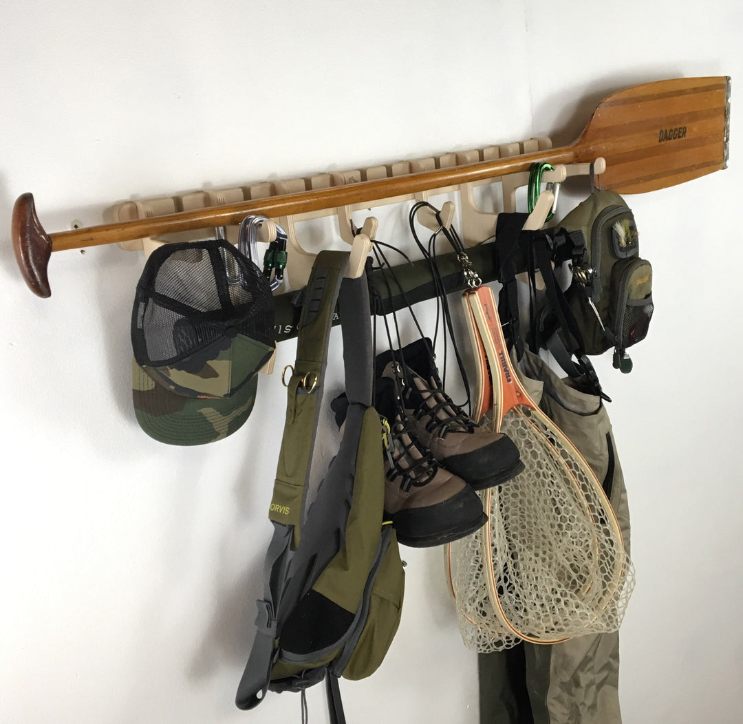 THE JETTY fishing gear wall rack for organization