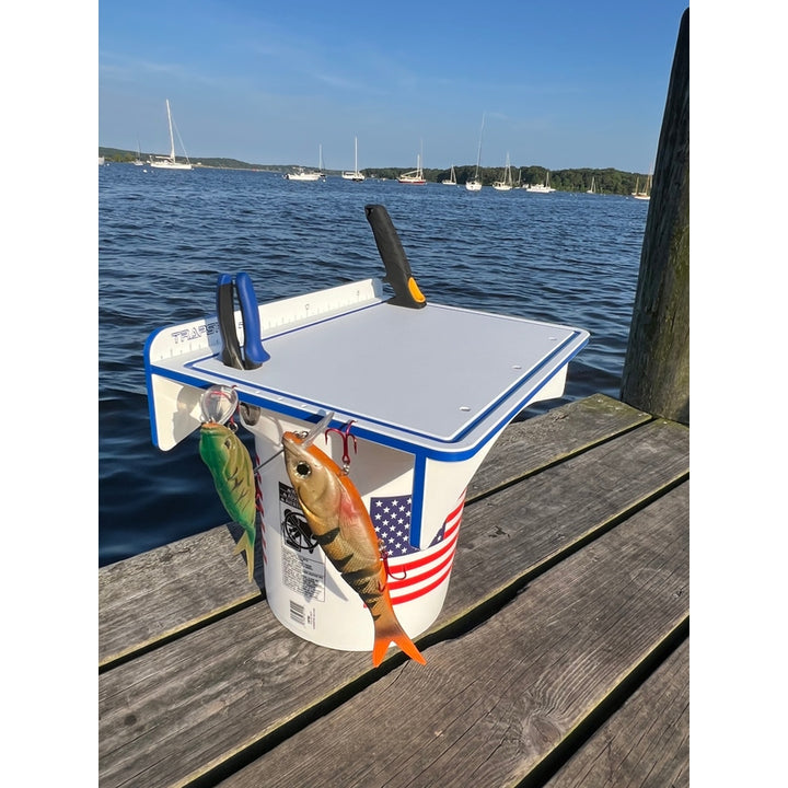 Made in the USA | Premium Single Bucket Raised 18" Fillet Table and Cutting Board
