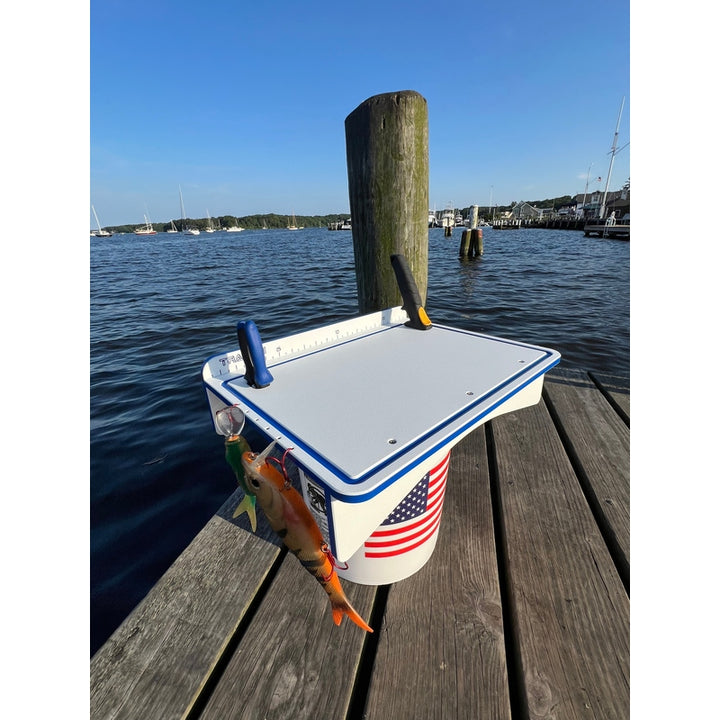 Made in the USA | Premium Single Bucket Raised 18" Fillet Table and Cutting Board