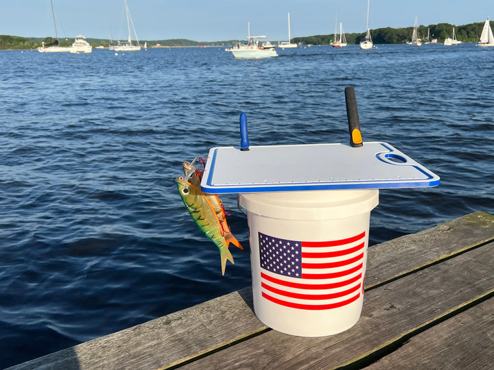 TRAPSKI Premium Bucket or Cooler Fishing Cutting Board | Made in the USA