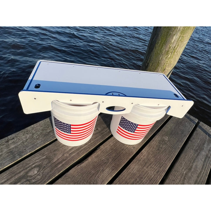 Made in the USA | Premium Double Bucket 33" Raised Fillet Table Cutting Board