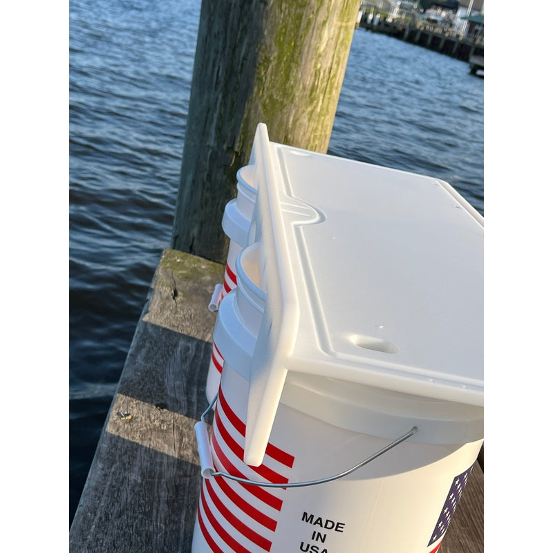 Made in the USA | Premium Double Bucket 33" Raised Fillet Table Cutting Board