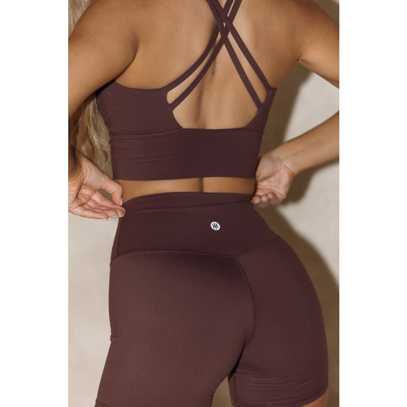 Astoria LUXE BALANCE Sports Crop - Espresso