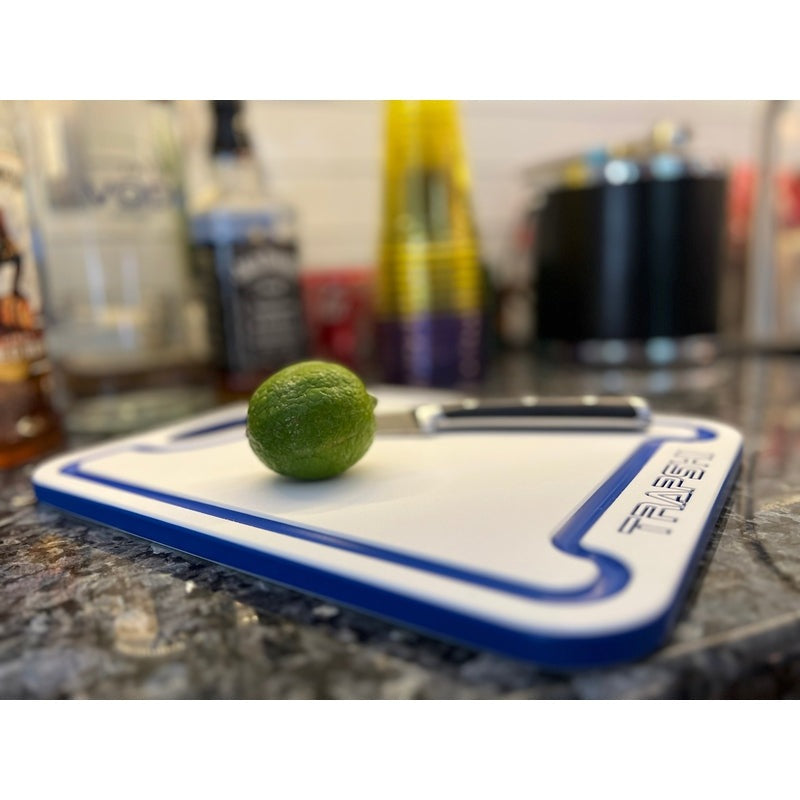 TRAPSKI Premium 1/2 Inch Thick HDPE Cutting Boards | Food-Grade Kitchen Prep Surface | Juice Grooves | Made in the USA