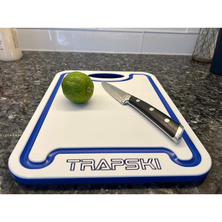 TRAPSKI Premium 1/2 Inch Thick HDPE Cutting Boards | Food-Grade Kitchen Prep Surface | Juice Grooves | Made in the USA